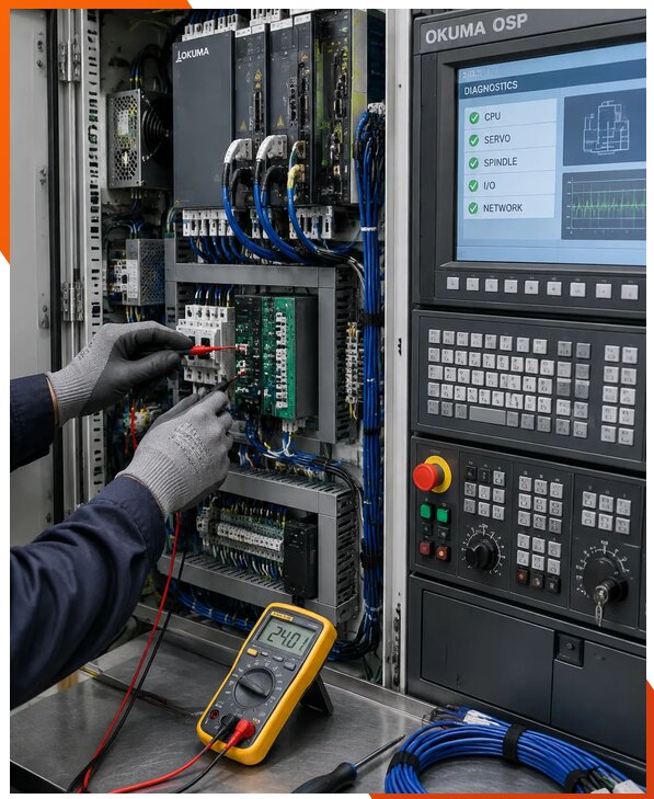 Ремонт систем ЧПУ Okuma OSP в Торжке